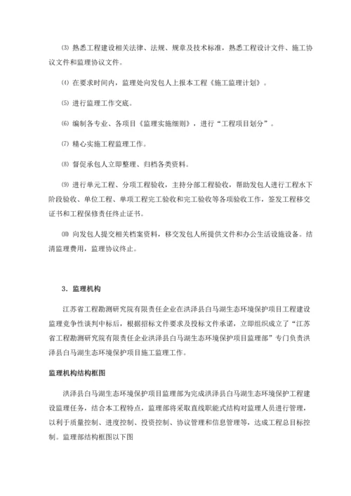 河道整治及生态修复综合重点工程监理综合规划.docx