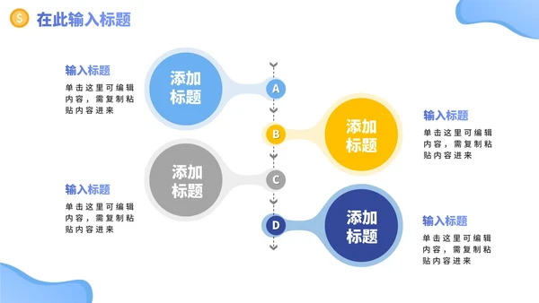 渐变蓝色渐变员工业绩考核PPT模板