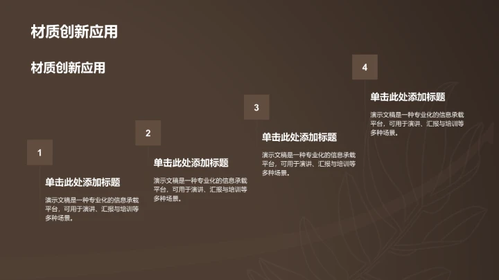 棕色商务风服装时尚通用