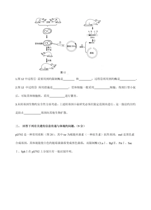 高考生物专题基因工程.docx