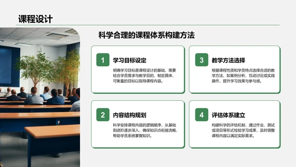 绿色商务风教育培训知识科普PPT模板