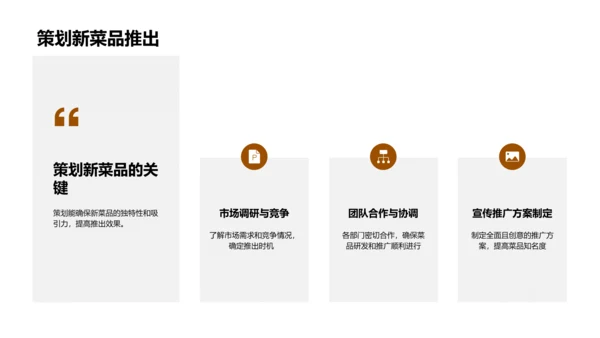 新菜品成功上线策略