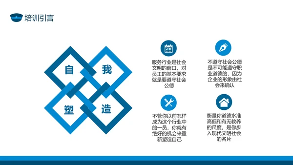 保安公司服务礼仪处事原则培训动态PPT