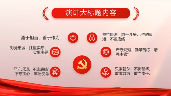 党支部党员大会工作总结汇报动态PPT