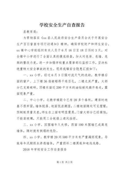 学校安全生产自查报告 (2).docx