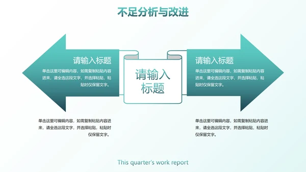 几何数据科技风季度工作总结PPT模板