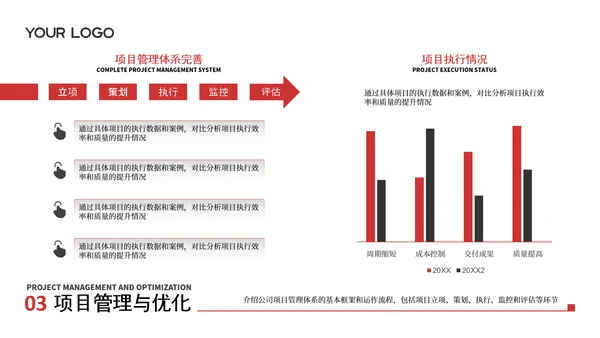 黑红色企业工作汇报PPT模板
