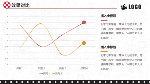 学术答辩-创意扁平-文化传媒-红色