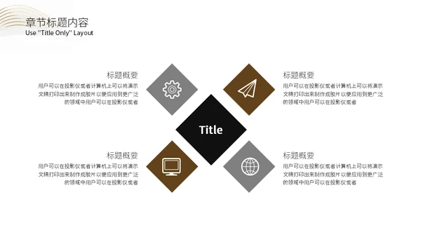 豪宅房地产金色奢华通用PPT模板