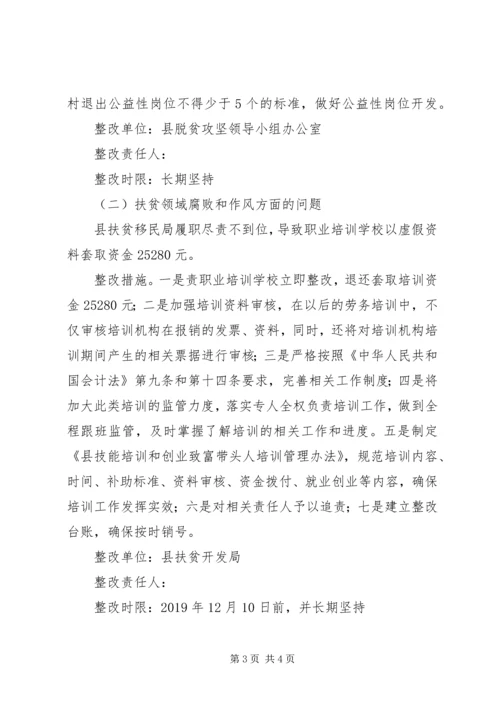 脱贫攻坚审计整改工作方案.docx