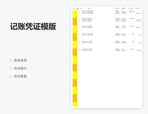 记账凭证模版