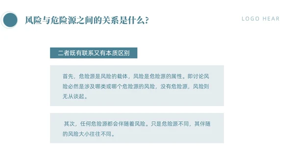 蓝色商务简约风岗位风险分级管控体系手册员工培训PPT模板