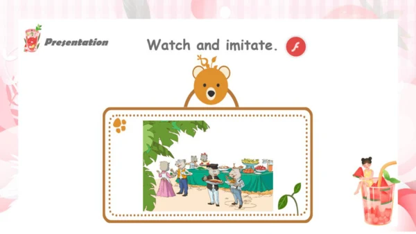人教新起点小学英语一年级下册 Unit5 Drink Story Time