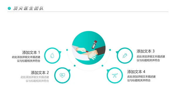 清爽医生医疗医学类医院宣传汇报PPT模板