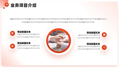 红色微粒体商业计划书PPT模板