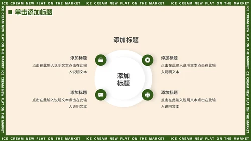 绿色小清新夏季饮品上新动态通用PPT模板