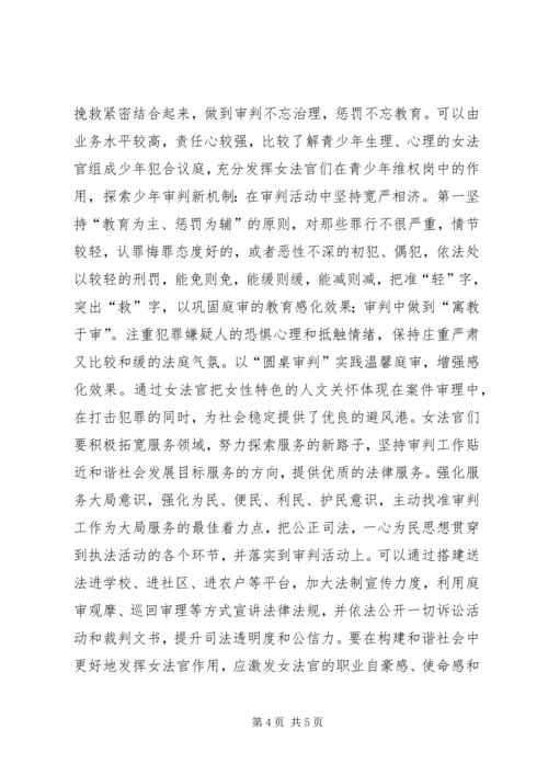 女法官职业培养调研报告.docx