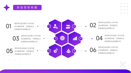紫色渐变总结及未来展望PPT模板