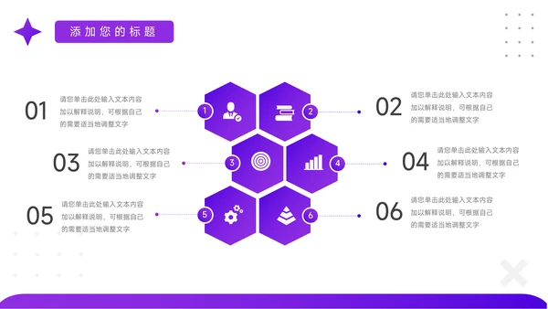 紫色渐变总结及未来展望PPT模板