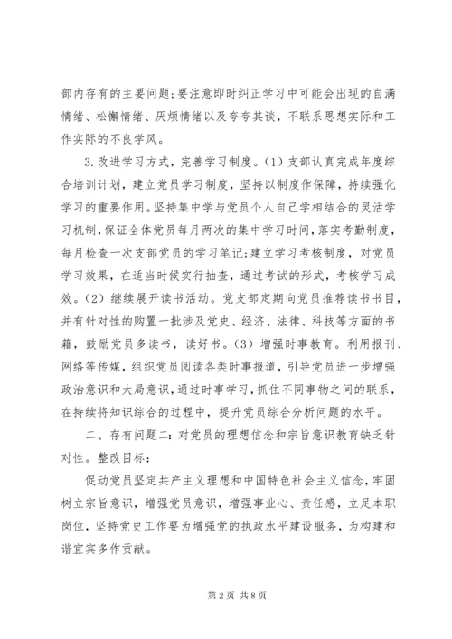 党员个人检视问题清单及整改措施.docx