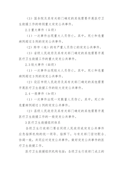 突发公共事件医疗卫生救援应急预案.docx