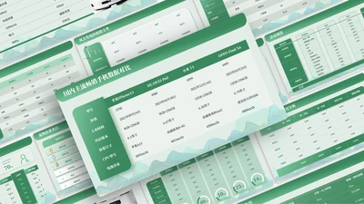 表格排版系列PPT模板