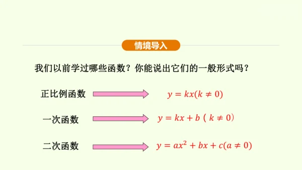 人教版数学九年级下册26.1.1反比例函数课件（32张PPT)