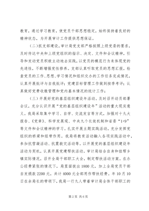 县审计部门审计工作报告.docx