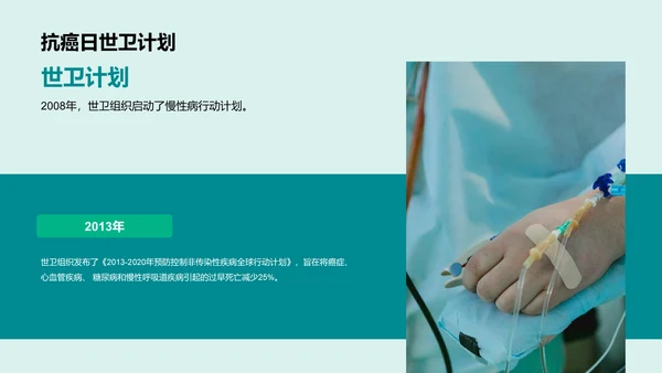 世界抗癌日知识科普介绍PPT