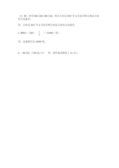 邢台市新河县六年级下册数学期末测试卷精品.docx