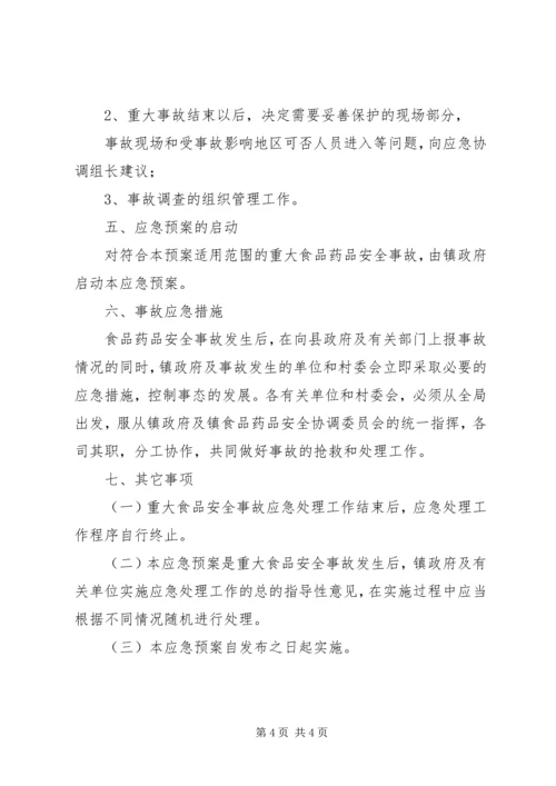 重大食品药品安全事件应急预案 (2).docx
