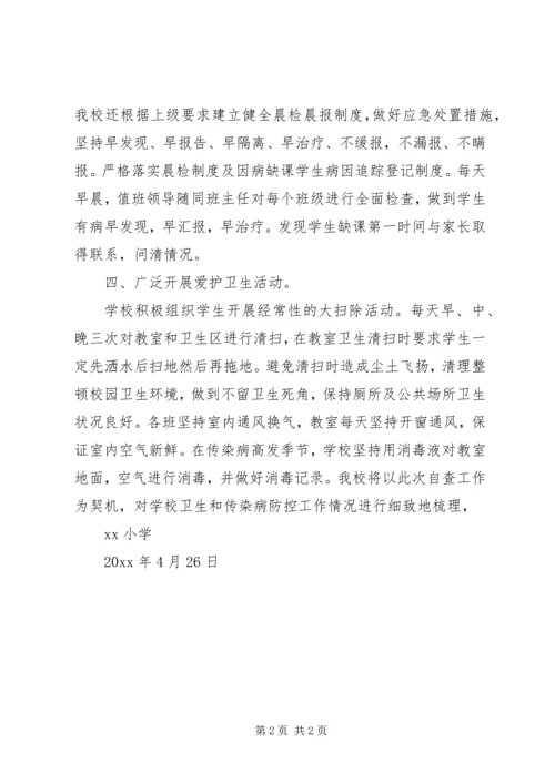 学校结核病防控工作自查报告 (2).docx