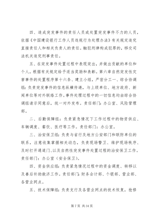 银行突发事件应急处置预案 (3).docx