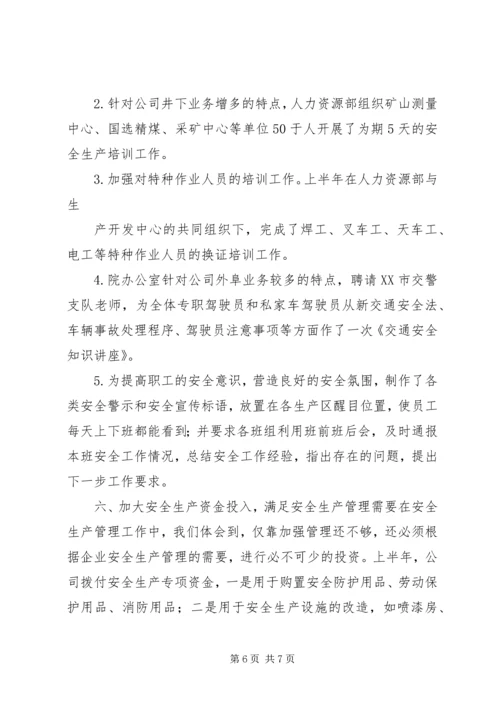 安全生产工作汇报材料,(4000字).docx