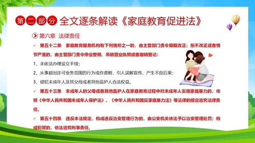 家庭教育促进法解读家校共育家庭教育PPT课件