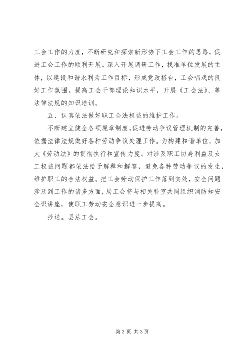 水利局工会工作计划.docx