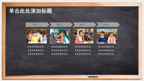 对话框黑板毕业论文答辩通用PPT模板