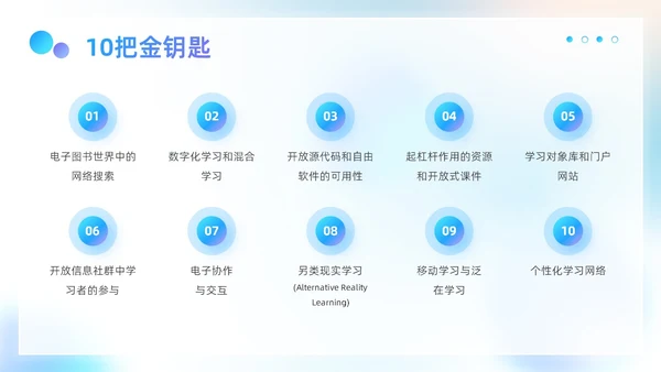 蓝色弥散科技风商务企业信息化与信息化教学工作汇报PPT模板