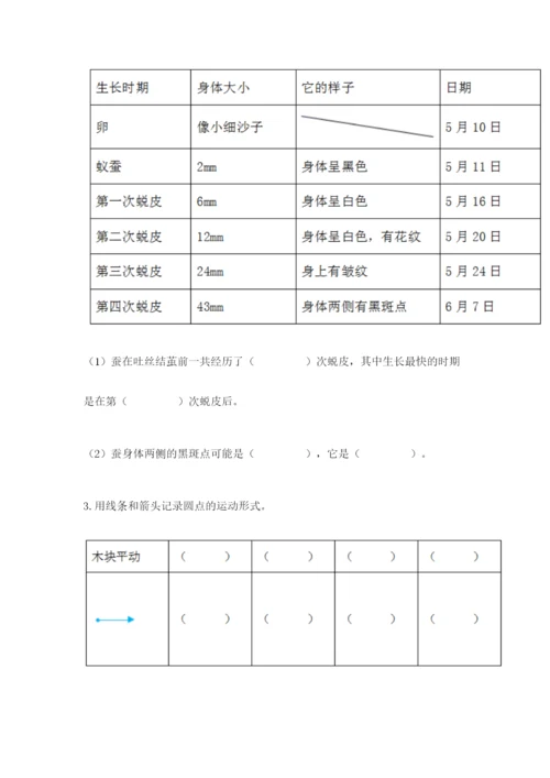 教科版小学科学三年级下册期末测试卷【b卷】.docx