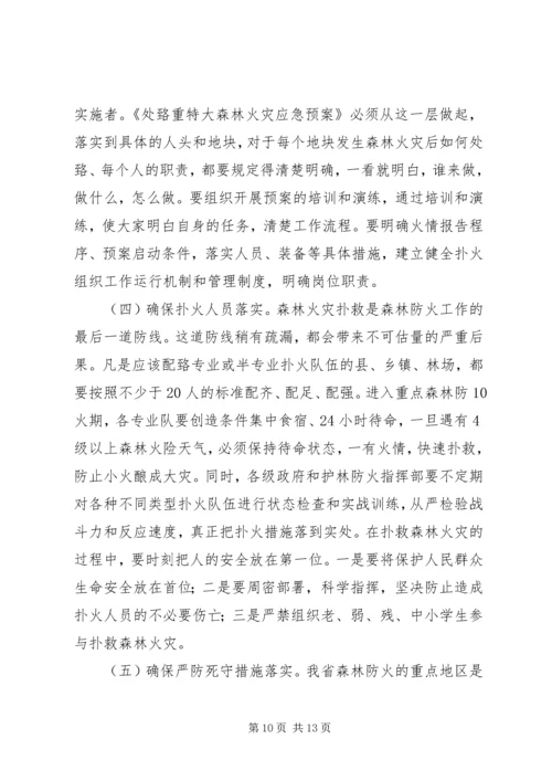 刘友凡在全省森林防火会议上讲话.docx