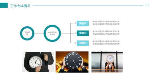 蓝色简约商务述职报告通用PPT模版