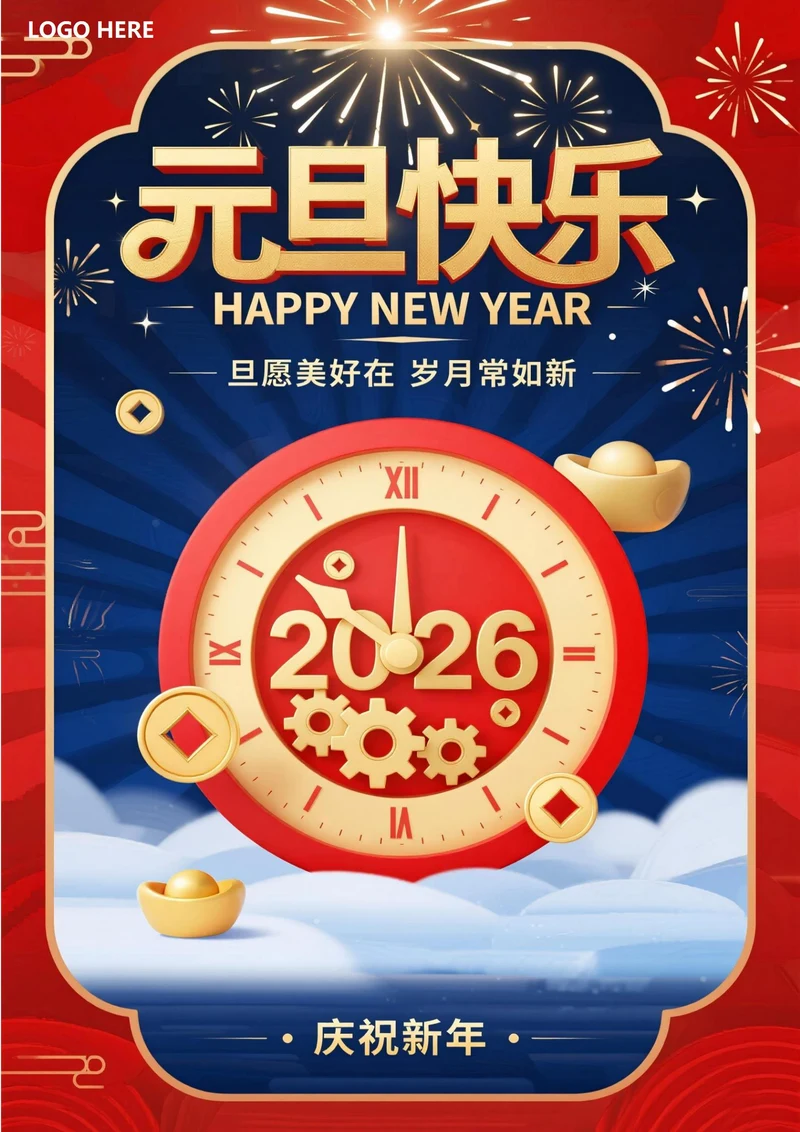 2026年元旦快乐海报5