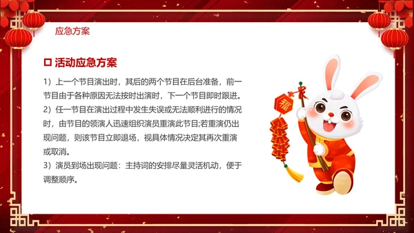 2023兔年元旦联会元旦联欢晚会活动策划PPT