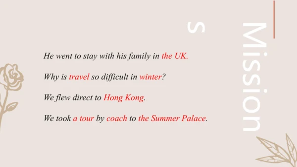 Module1 Travel Unit 3 Language in use 课件(共55张PPT)