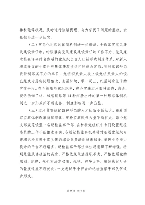 对基层党组织实践运用监督执纪“四种形态”的分析思考.docx