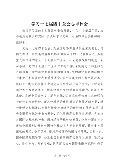 学习十七届四中全会心得体会 (12).docx