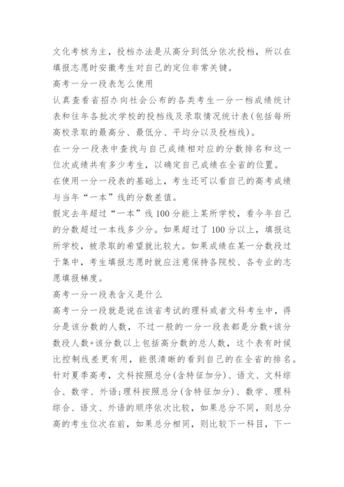 2023年安徽高考一分一段表.docx