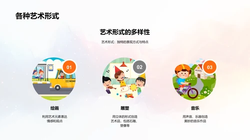 艺术生活教学PPT模板