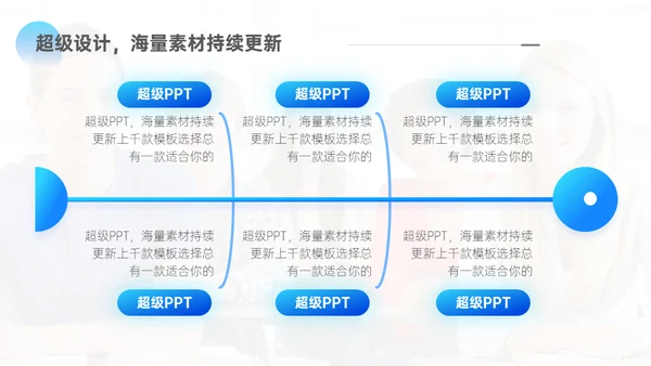 青春活力渐变风论文答辩女生真人出镜通用PPT模板