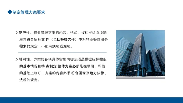如何编制物业服务方案动态PPT模板